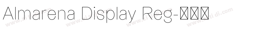 Almarena Display Reg字体转换 Almarena Display Reg字体转换